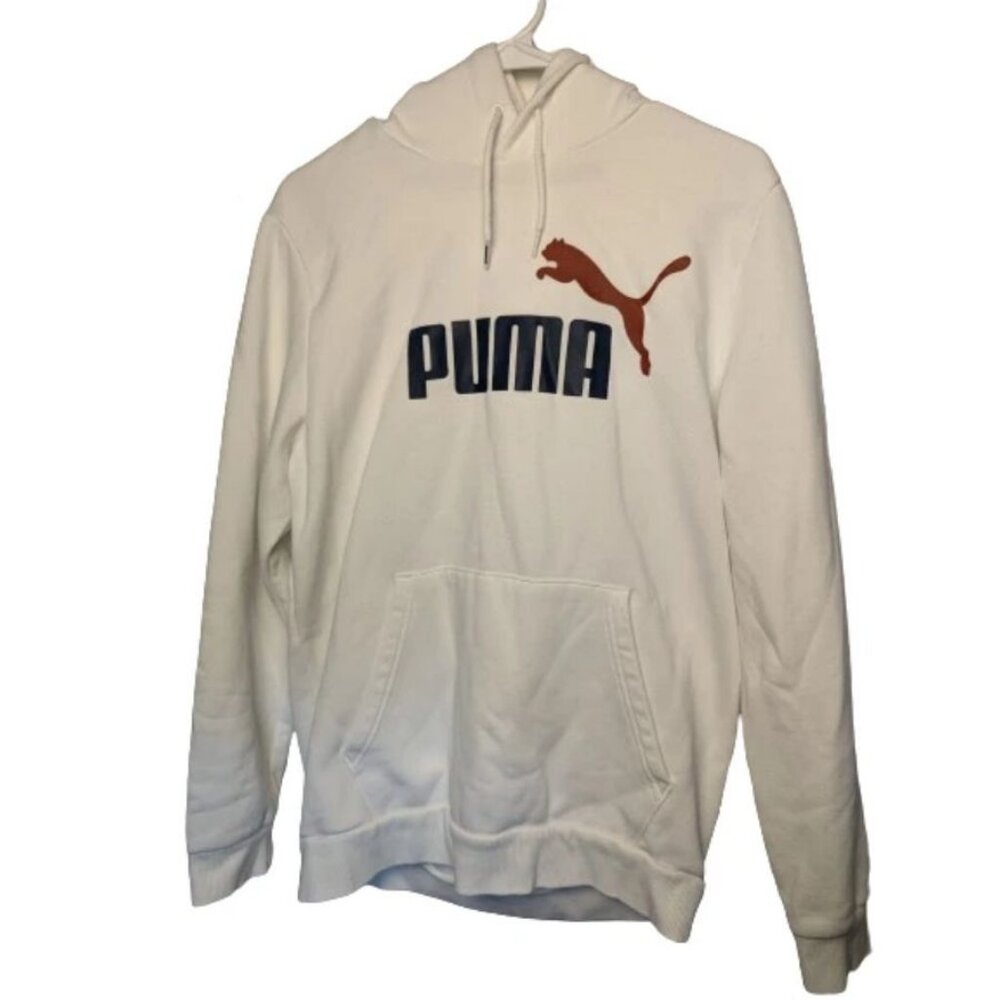 Puma White Hoodie - Size M (US, CA, EU) - Used - No Flaws